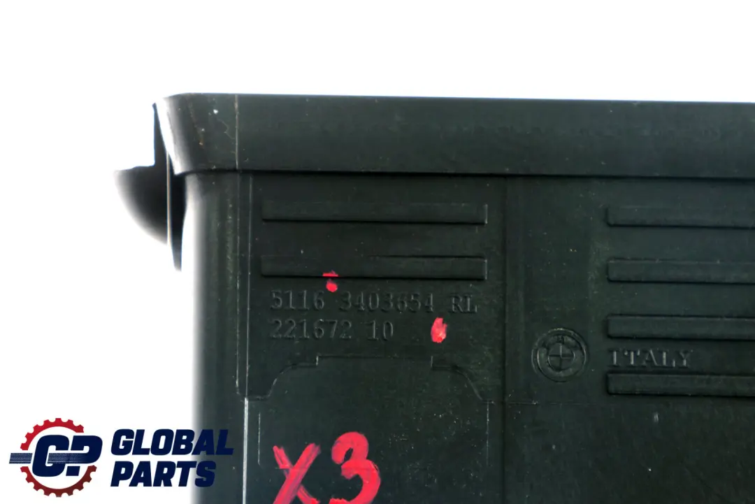 E83N LCI Cover CD Changer Centre Console to BMW X3 Series E83 with Part number 3403654 BMW X3 Series E83 E83N LCI Cover CD Changer Centre Console - SKU rhd-3403654 - Part number 3403654