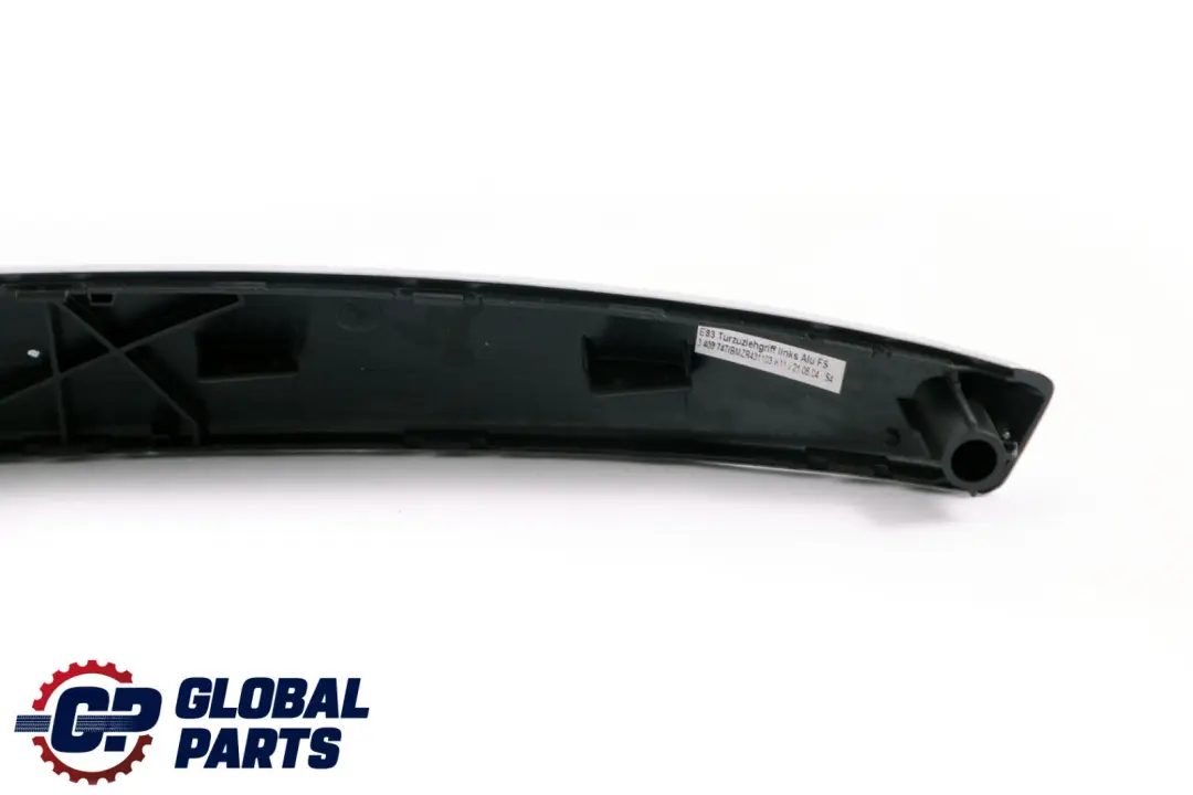 Trim Strip Door Handle Upper Aluminium Left N/S Wolkenschliff to BMW X3 Series E83 with Part number 3403853 BMW X3 Series E83 Trim Strip Door Handle Upper Aluminium Left N/S Wolkenschliff - SKU 3403853 - Part number 3403853