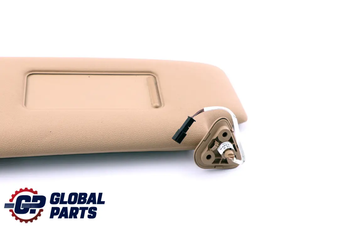 Sun Visor Mirror Illuminated Left N/S Sandbeige Beige to BMW X3 Series E83 with Part number 3404017 BMW X3 Series E83 Sun Visor Mirror Illuminated Left N/S Sandbeige Beige - SKU 3404017 - Part number 3404017