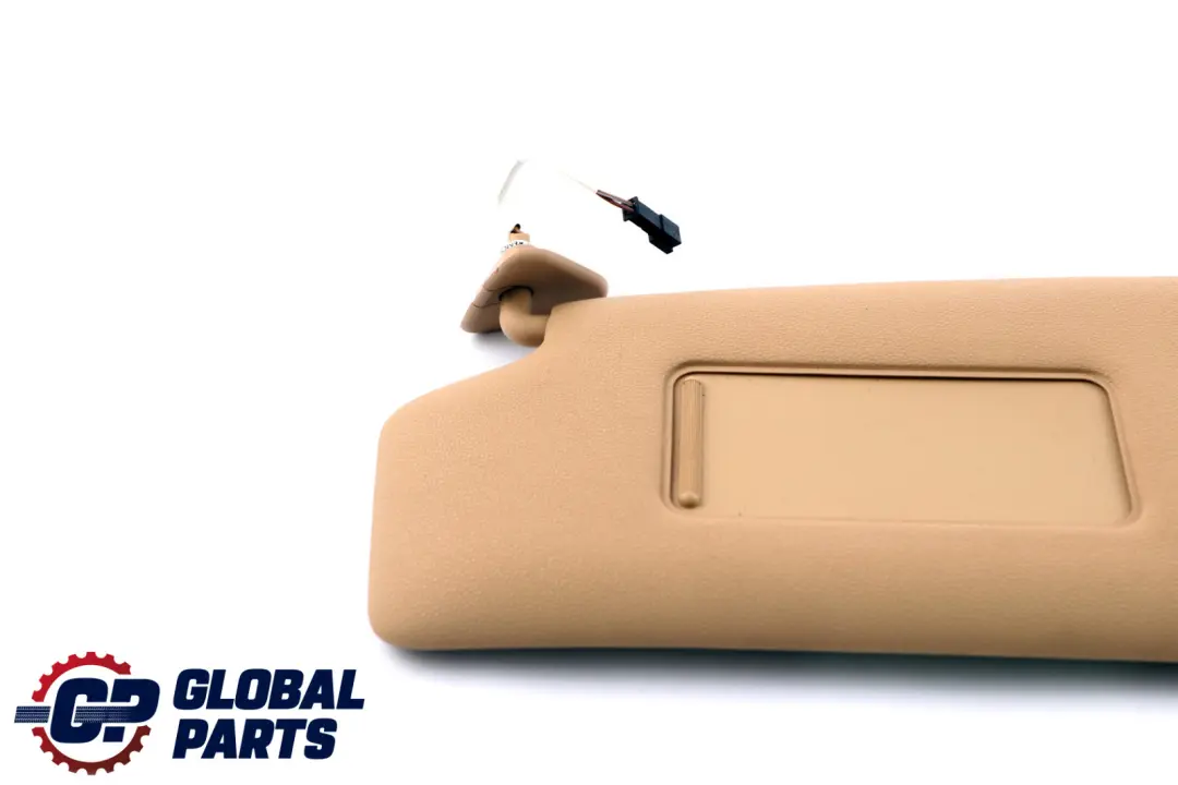 Sun Visor Mirror Illuminated Left N/S Sandbeige Beige to BMW X3 Series E83 with Part number 3404017 BMW X3 Series E83 Sun Visor Mirror Illuminated Left N/S Sandbeige Beige - SKU 3404017 - Part number 3404017