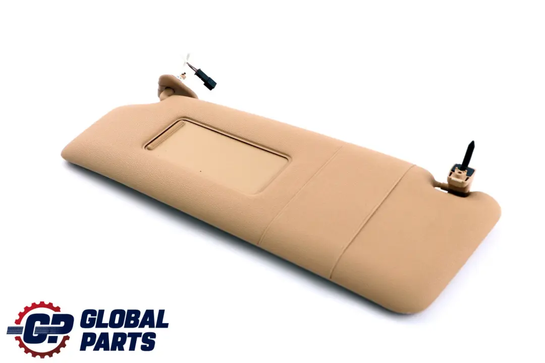 Sun Visor Mirror Illuminated Left N/S Sandbeige Beige to BMW X3 Series E83 with Part number 3404017 BMW X3 Series E83 Sun Visor Mirror Illuminated Left N/S Sandbeige Beige - SKU 3404017 - Part number 3404017