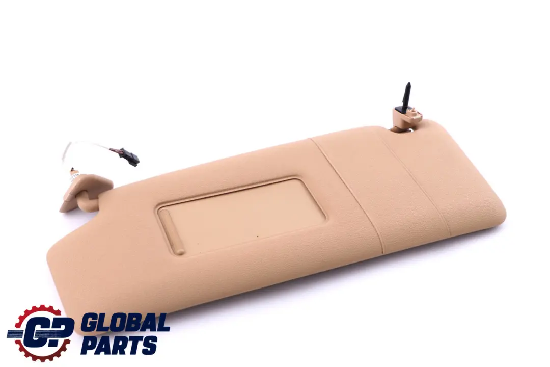 Sun Visor Mirror Illuminated Left N/S Sandbeige Beige to BMW X3 Series E83 with Part number 3404017 BMW X3 Series E83 Sun Visor Mirror Illuminated Left N/S Sandbeige Beige - SKU 3404017 - Part number 3404017