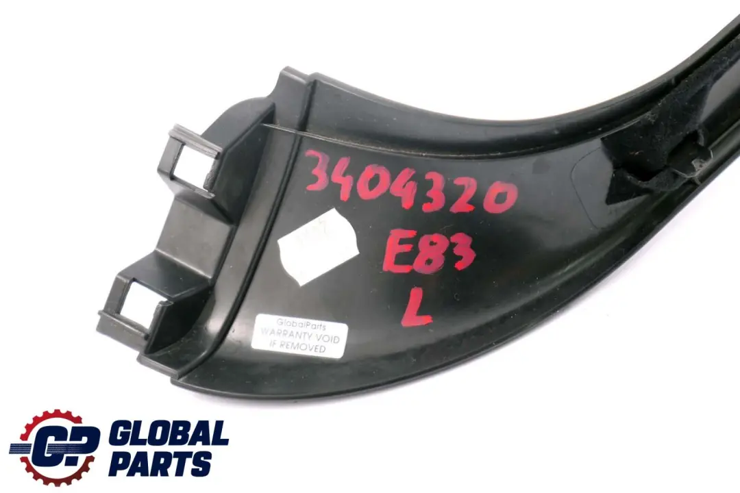 BMW X3 E83 LCi Panel Izquierdo Tapa Maletero Basaltgrau Gris - SKU 3404320 - Número de pieza 3404320