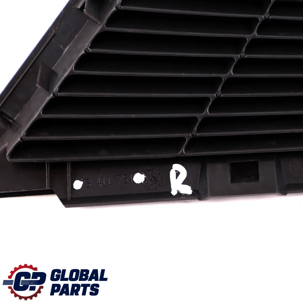 BMW E83 Seitliche Kofferraumverkleidung Rechts Entlüftung Trim Schwarz 3411754 - SKU 3404376-1 - Teilenummer 3404376