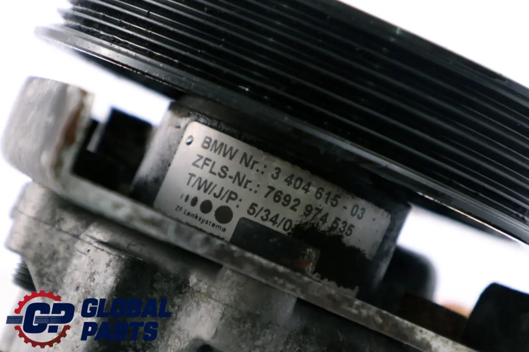M54 2.5i 3.0i Petrol Power Steering Pump to BMW X3 Series E83 with Part number 3404615 BMW X3 Series E83 M54 2.5i 3.0i Petrol Power Steering Pump - SKU 3404615 - Part number 3404615