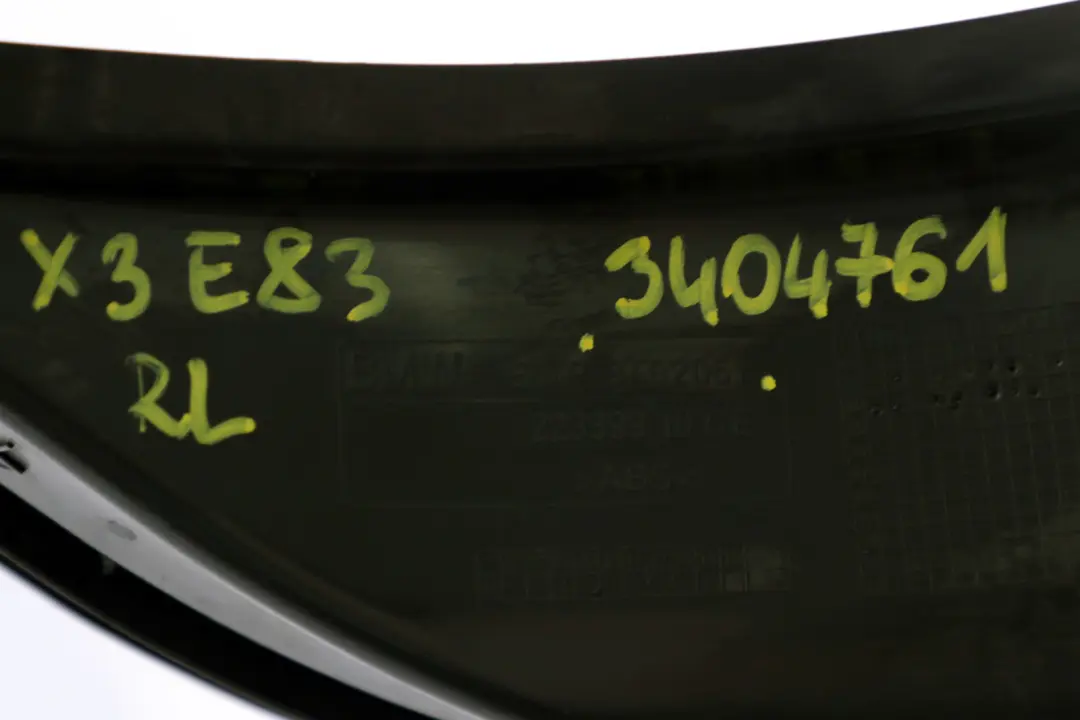 Listwa Ozdobna Osłona Zaślepka Lewy Tył Basaltgrau do BMW X3 E83 o numerze 3404761 BMW X3 E83 Listwa Ozdobna Osłona Zaślepka Lewy Tył Basaltgrau - SKU 3404761 - Numer Części 3404761