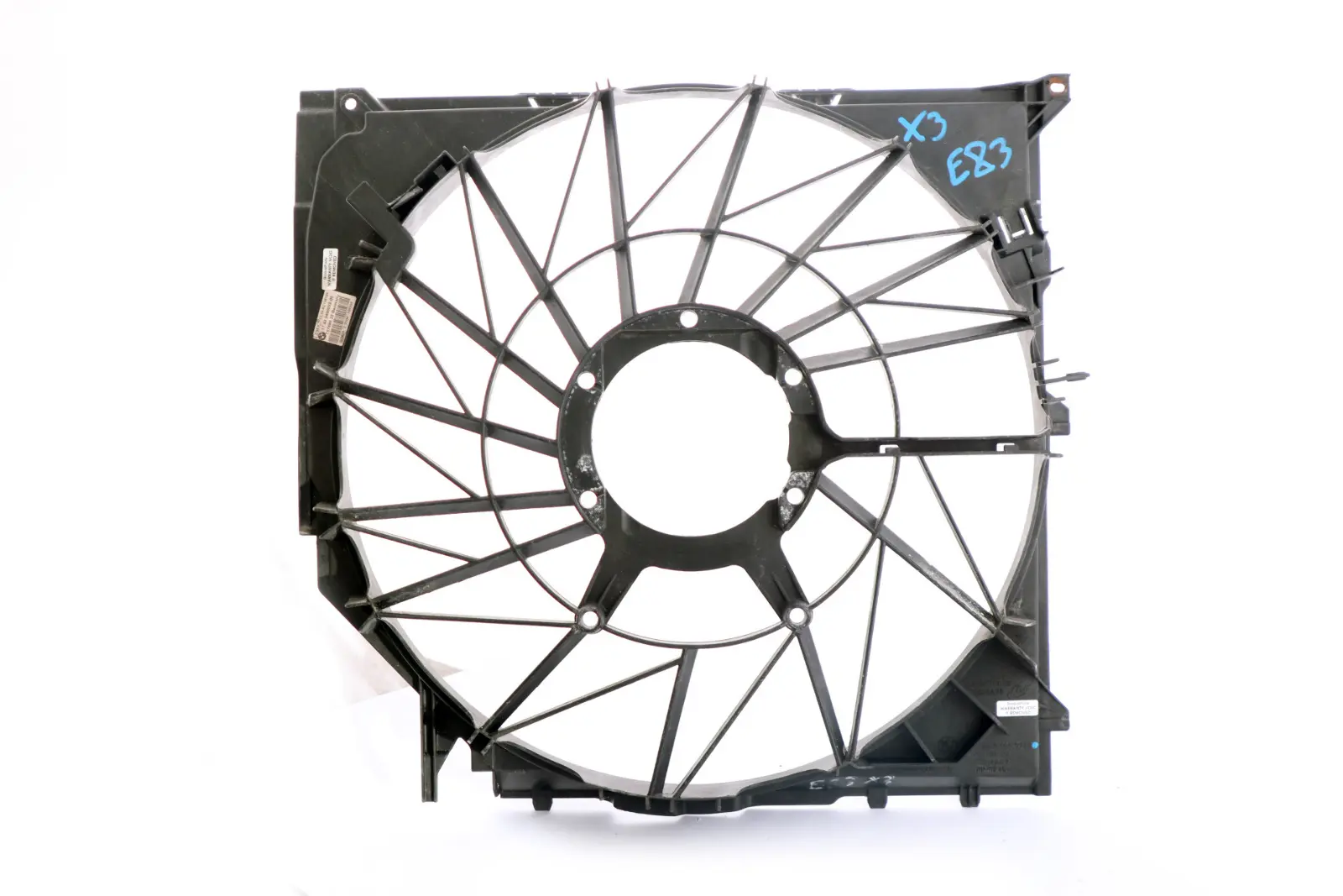 BMW X3 E83 Radiatore Alloggiamento Ventola Coperchio 3405078 3400022
