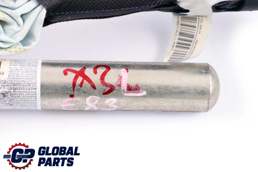 Dachvorhang Kopfairbag Links Schwarz für BMW X3 E83 mit Teilenummer 3405191 BMW X3 E83 Dachvorhang Kopfairbag Links Schwarz - SKU 3405191 - Teilenummer 3405191