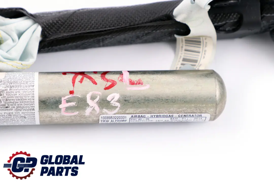 BMW X3 E83 Dachvorhang Kopfairbag Links Schwarz - SKU 3405191 - Teilenummer 3405191