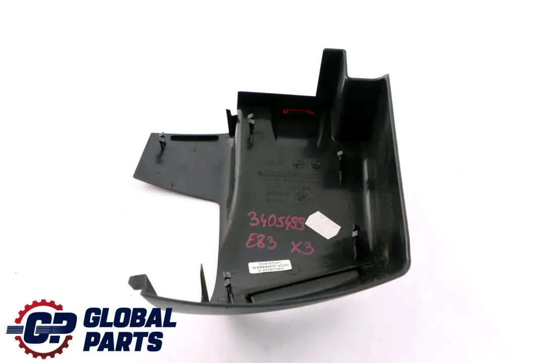 Osłona obudowa pasa lewy tył 3400511 do BMW E83 X3 o numerze 3405499 BMW E83 X3 Osłona obudowa pasa lewy tył 3400511 - SKU 3405499 - Numer Części 3405499