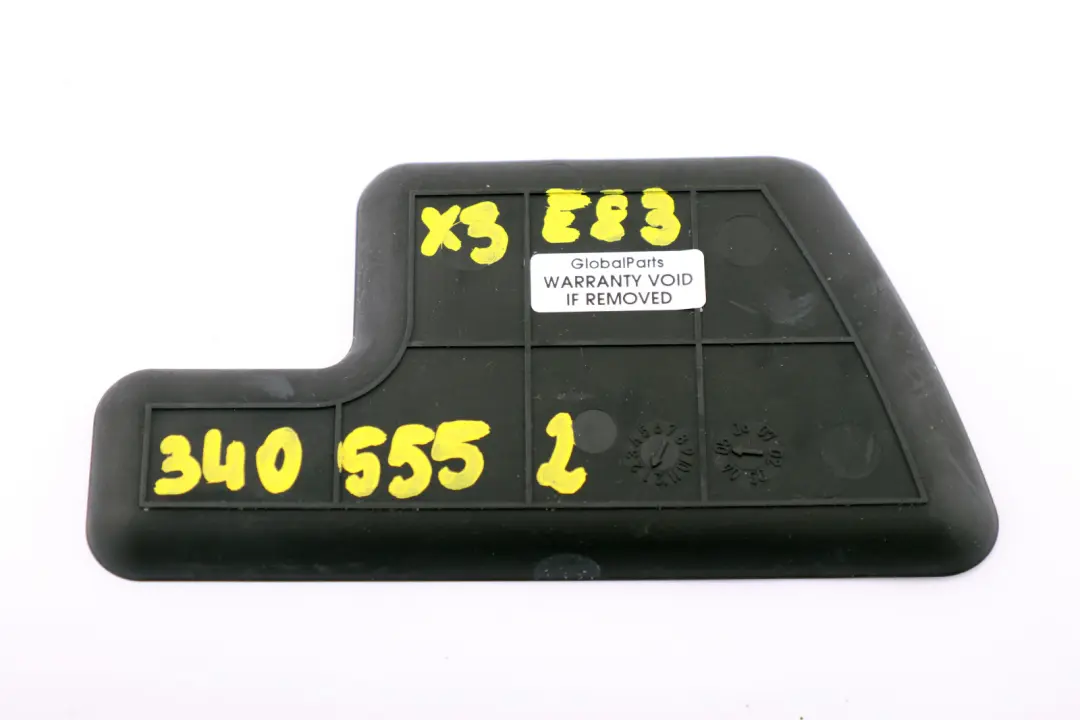 BMW X3 Series E83 Stowage Compartment Rubber Centre Console - SKU rhd-3405552 - Part number 3405552