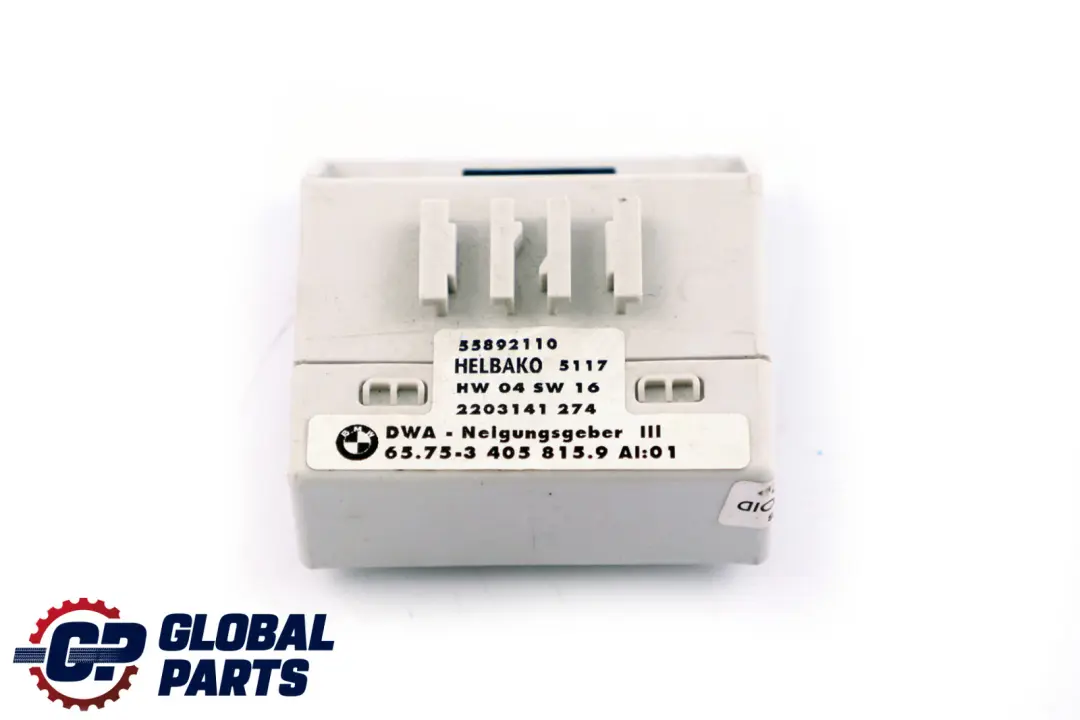 X3-Reihe E83 E83N Neigungssignalgeber Alarmanlage 6575 für BMW mit Teilenummer 3405815 BMW X3-Reihe E83 E83N Neigungssignalgeber Alarmanlage 6575 - SKU 3405815 - Teilenummer 3405815