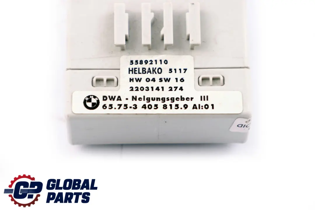 X3-Reihe E83 E83N Neigungssignalgeber Systeme D'Alarme 6575 pour BMW à propos du numéro de pièce 3405815 BMW X3-Reihe E83 E83N Neigungssignalgeber Systeme D'Alarme 6575 - SKU 3405815 - Numéro de pièce 3405815