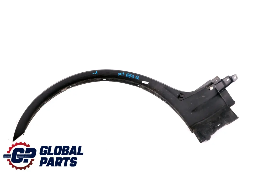 Tapa Guardabarros Delantero Derecho Negro para BMW X3 E83 con número de pieza 3405818 BMW X3 E83 Tapa Guardabarros Delantero Derecho Negro - SKU 3405818-1 - Número de pieza 3405818