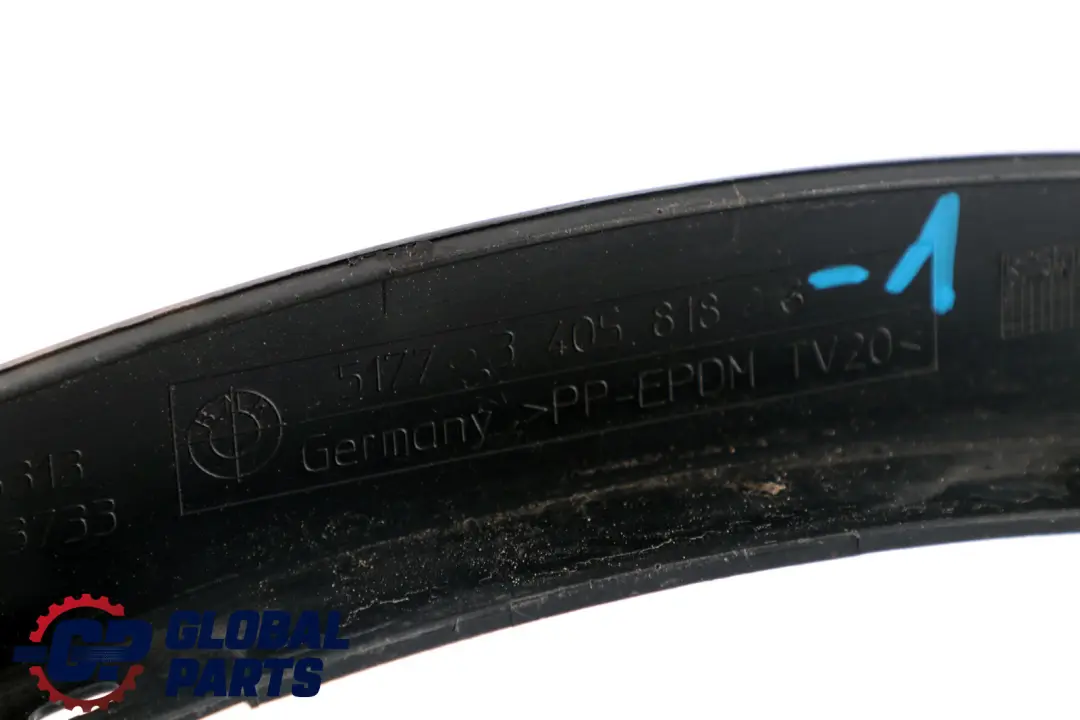 BMW X3 E83 Tapa Guardabarros Delantero Derecho Negro - SKU 3405818-1 - Número de pieza 3405818