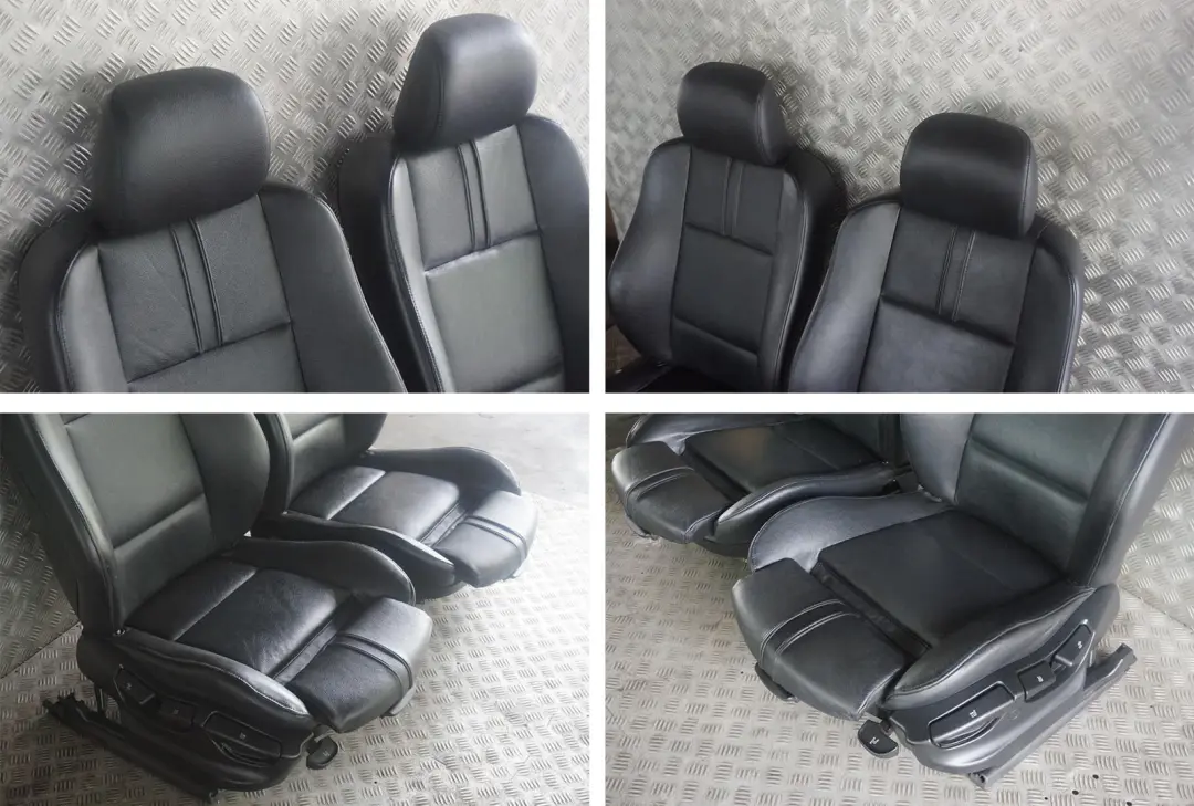 BMW X3 E83 Heated M Sport Black Leather Front Seat Left Right N/O/S Seats - SKU 3410106 - Part number 3410106
