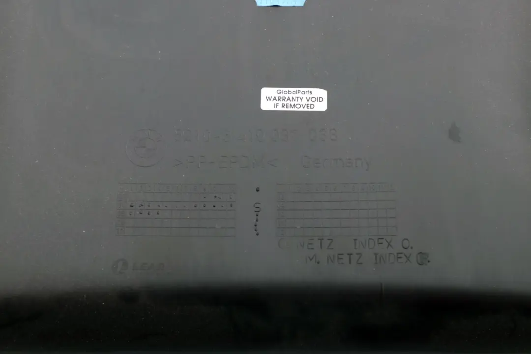 BMW X3 Series E83 Seat Imitation Leather Rear Cover Trim Panel Black - SKU 3410303-1 - Part number 3410303