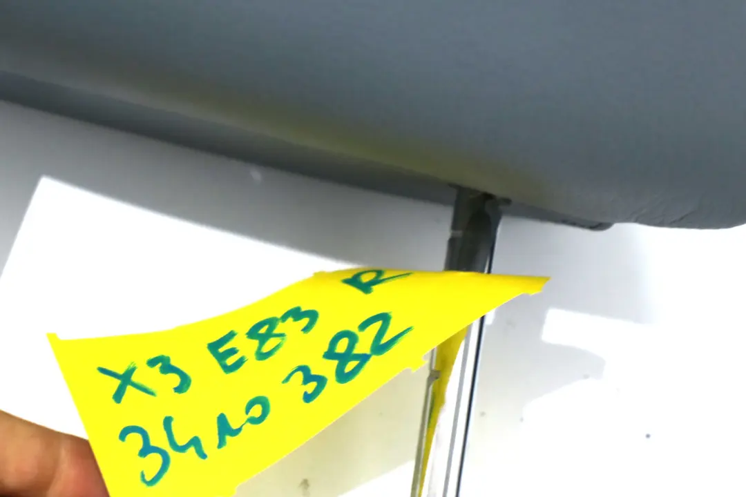  *BMW X3 er E83 LCI Rücksitz Bezug Lehne Hinten Rechts Grau Blau - SKU 3410382 - Teilenummer 3410382