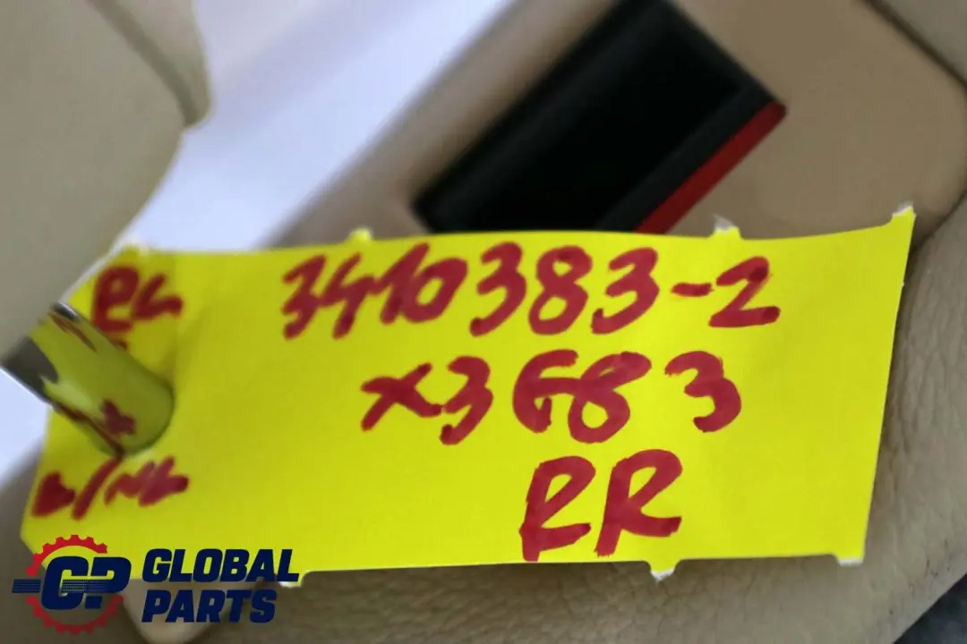  *BMW X3 er E83 Rücksitz Bezug Lehne Hinten Rechts Beige - SKU 3410383-2 - Teilenummer 3410383