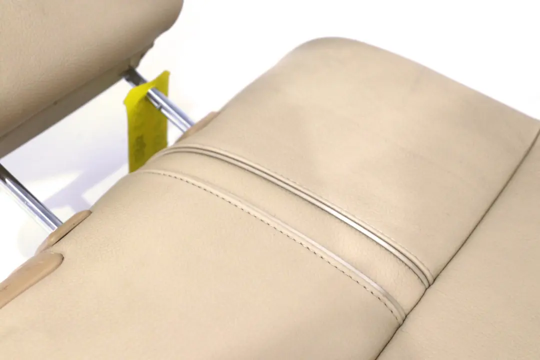 BMW X3 er E83 Sitz hinten Beifahrer rechts Rückenlehne Leder Sandbeige Hell - SKU 3410383 - Teilenummer 3410383