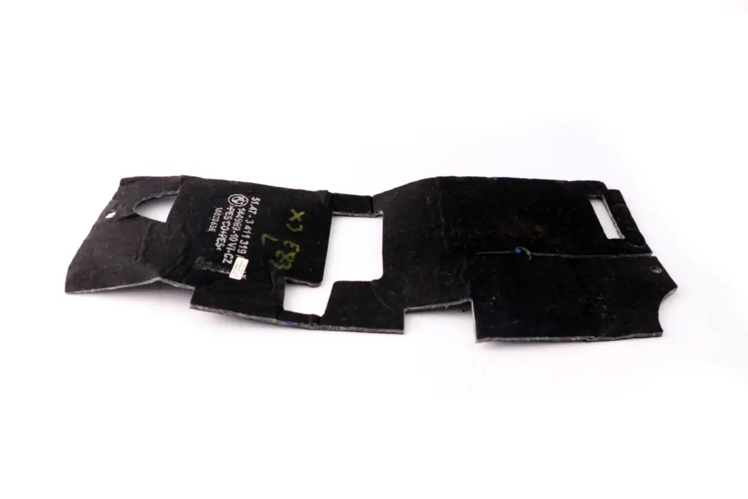 E83N LCI Insonorisation Base A Gauche pour BMW X3 E83 à propos du numéro de pièce 3411319 BMW X3 E83 E83N LCI Insonorisation Base A Gauche - SKU 3411319 - Numéro de pièce 3411319