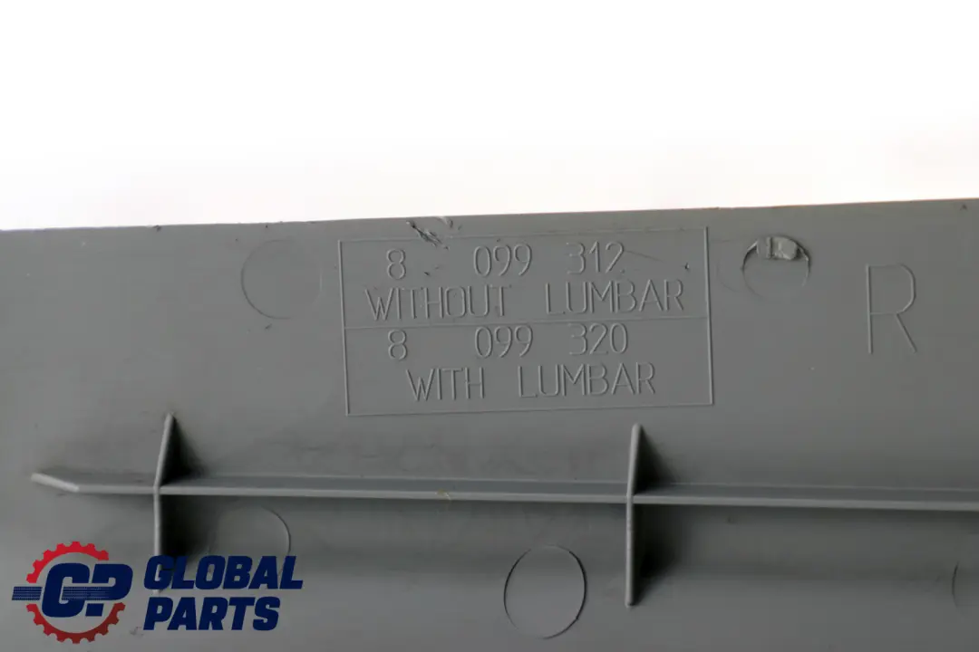 Trim Seat Cover Outer Right O/S Grey to BMW X3 Series E83 with Part number 3411362 BMW X3 Series E83 Trim Seat Cover Outer Right O/S Grey - SKU 3411362 - Part number 3411362