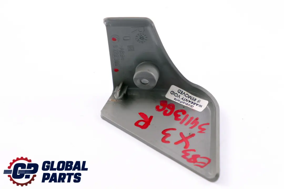 BMW X3 Series E83 Front Seat Right O/S Inner Cover Trim Grau Grey 8226300 - SKU 3411366 - Part number 3411366