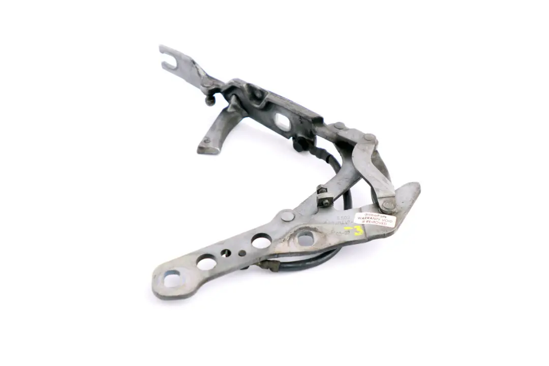 Capo delantero izquierdo Bisagra Titansilber Plata para BMW X3 E83 con número de pieza 3411447 BMW X3 E83 Capo delantero izquierdo Bisagra Titansilber Plata - SKU 3411447-3 - Número de pieza 3411447