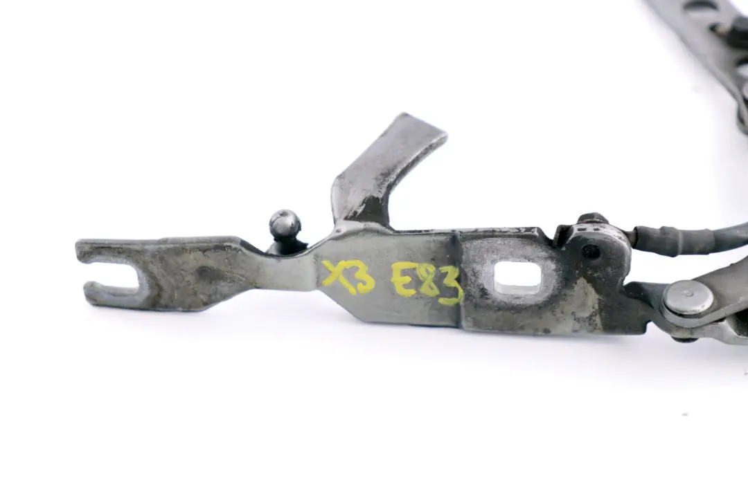 BMW X3 Series E83 Front Bonnet Hood Left Hinge N/S Titansilber Silver - SKU 3411447-3 - Part number 3411447