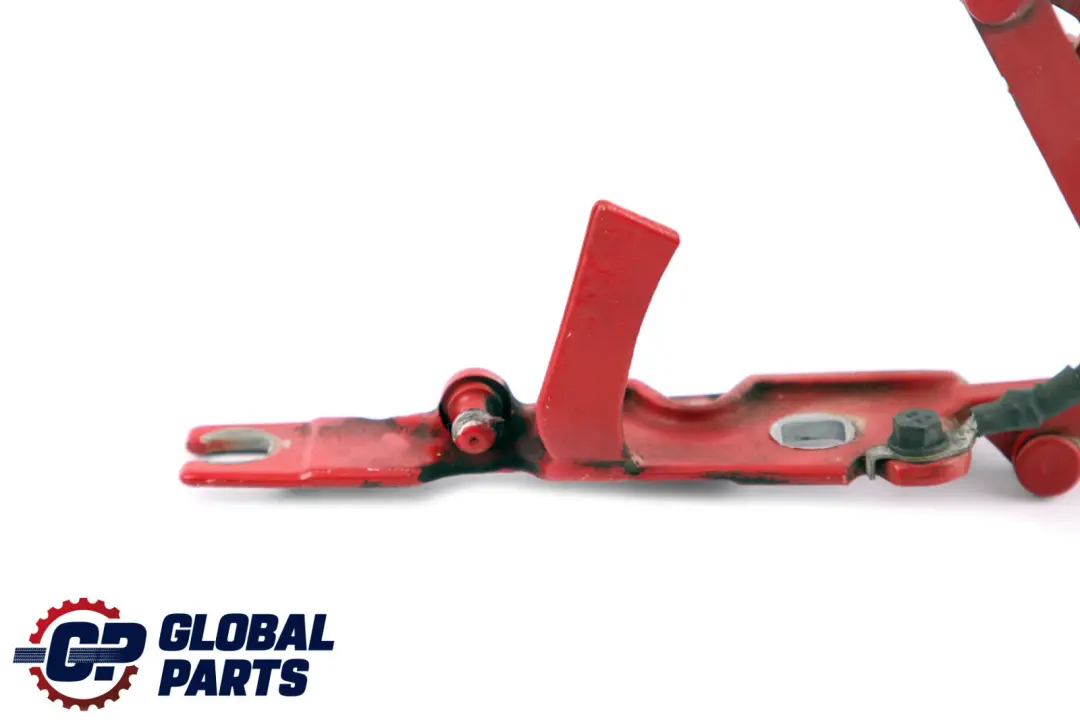 BMW X3 Series E83 Front Bonnet Hood Left Hinge N/S Karmesinrot Red - SKU 3411447-KAR - Part number 3411447