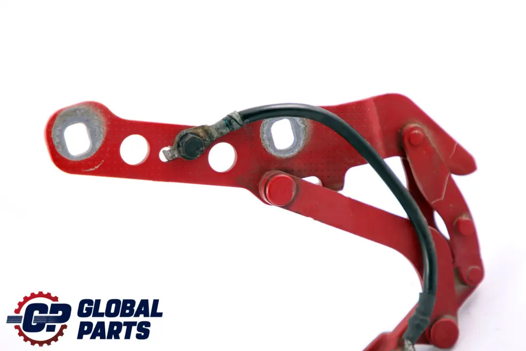 BMW X3 Reihe E83 Scharnier Frontklappe Links Karmesinrot Rot - SKU 3411447-KAR - Teilenummer 3411447