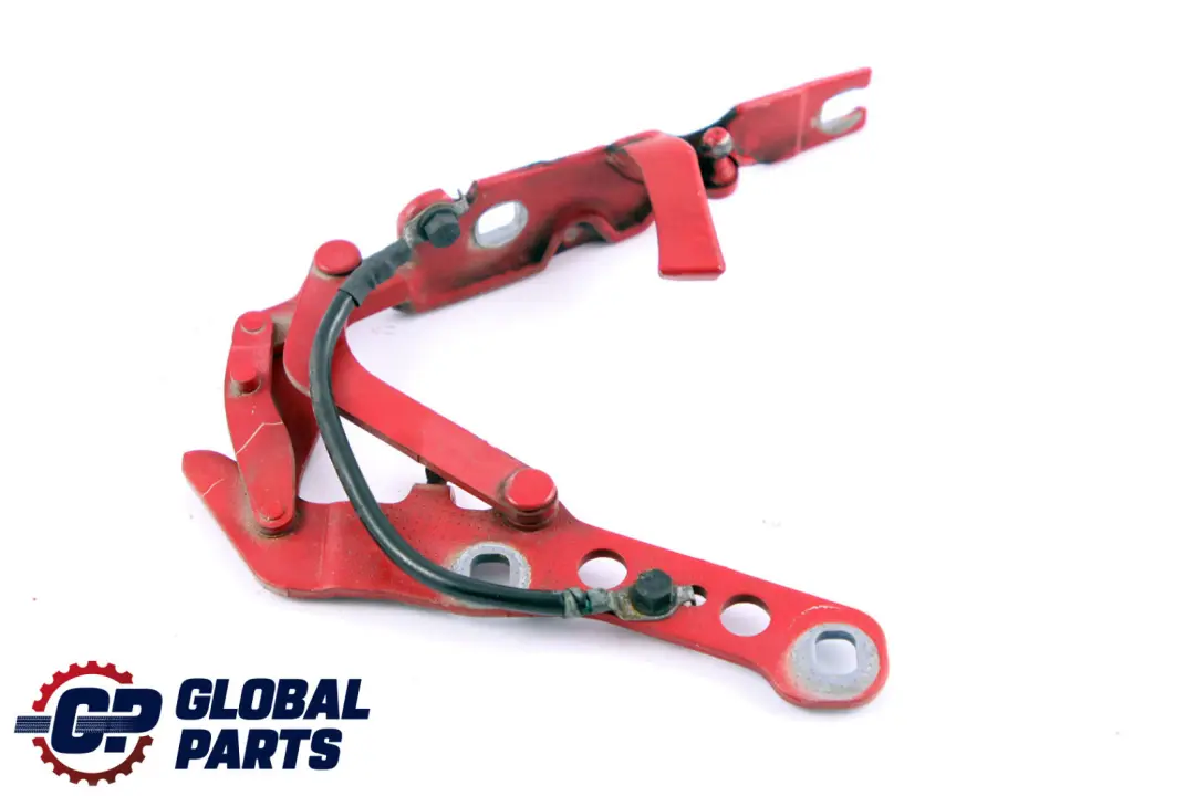 BMW X3 Reihe E83 Scharnier Frontklappe Links Karmesinrot Rot - SKU 3411447-KAR - Teilenummer 3411447