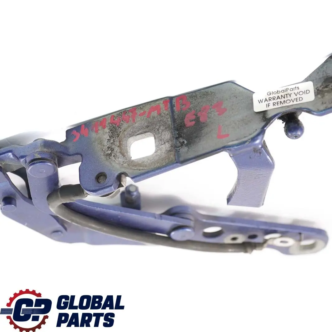 BMW X3 Series E83 Front Bonnet Hood Left Hinge N/S Montegoblau Blue - A51 - SKU 3411447-MTB - Part number 3411447