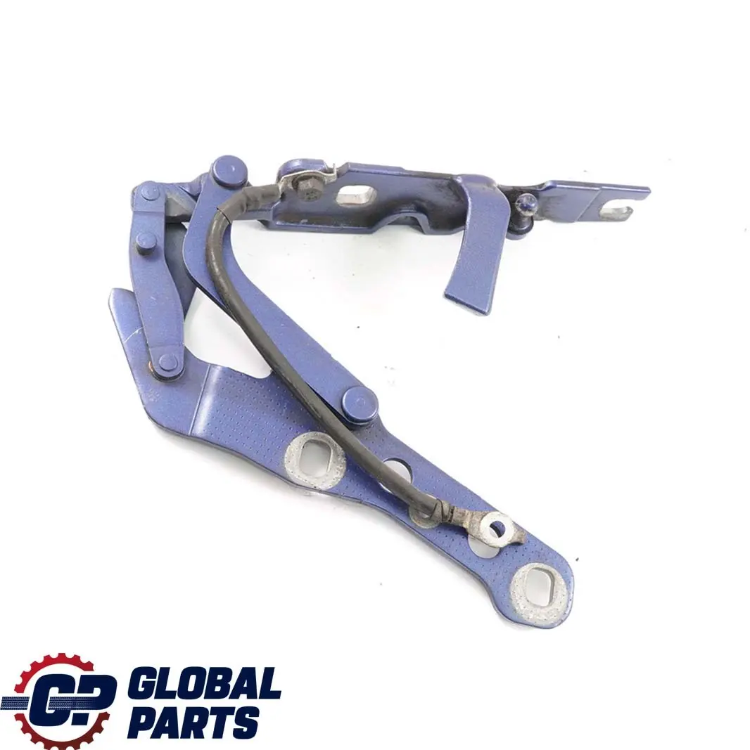 BMW X3 Series E83 Front Bonnet Hood Left Hinge N/S Montegoblau Blue - A51 - SKU 3411447-MTB - Part number 3411447