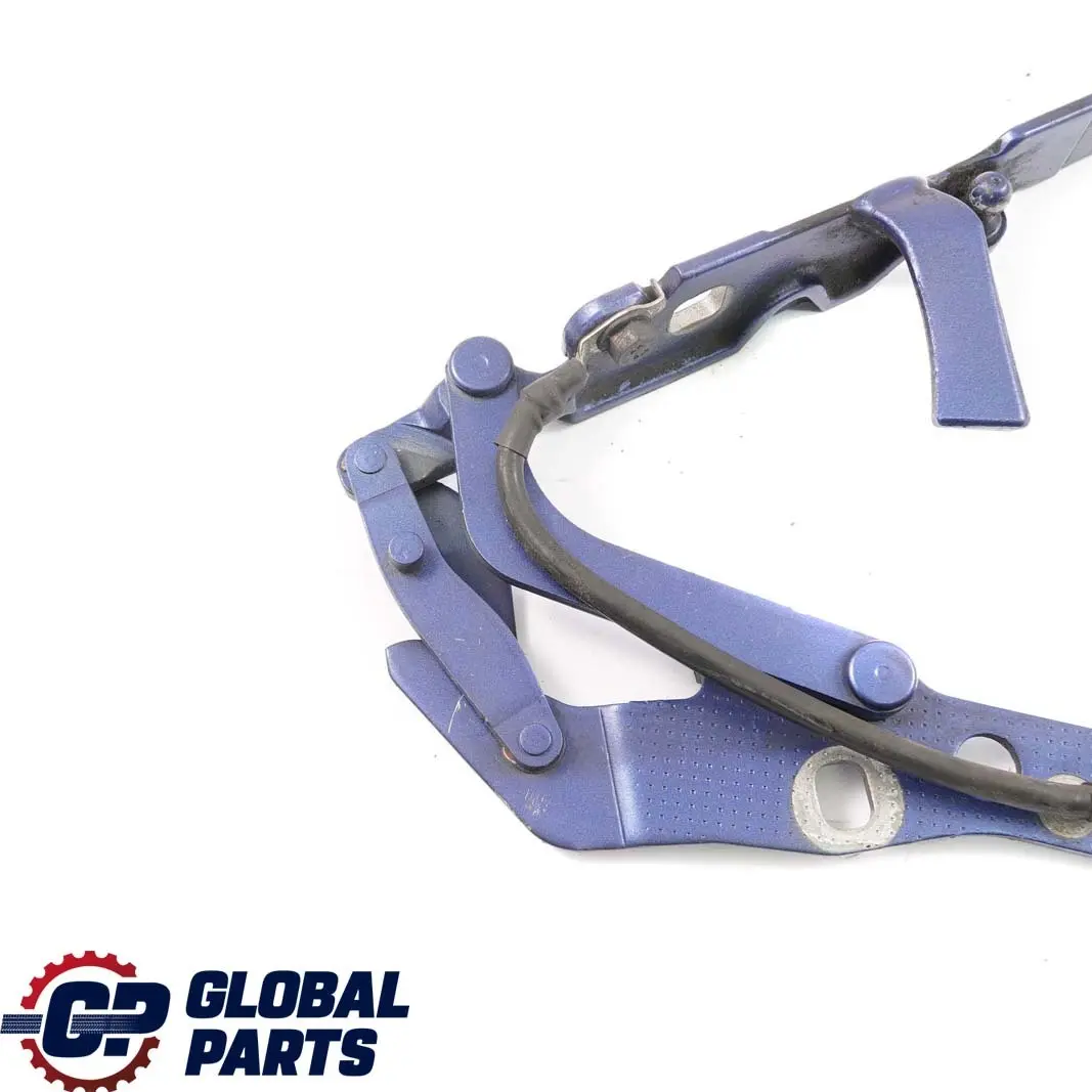 BMW X3 Series E83 Front Bonnet Hood Left Hinge N/S Montegoblau Blue - A51 - SKU 3411447-MTB - Part number 3411447