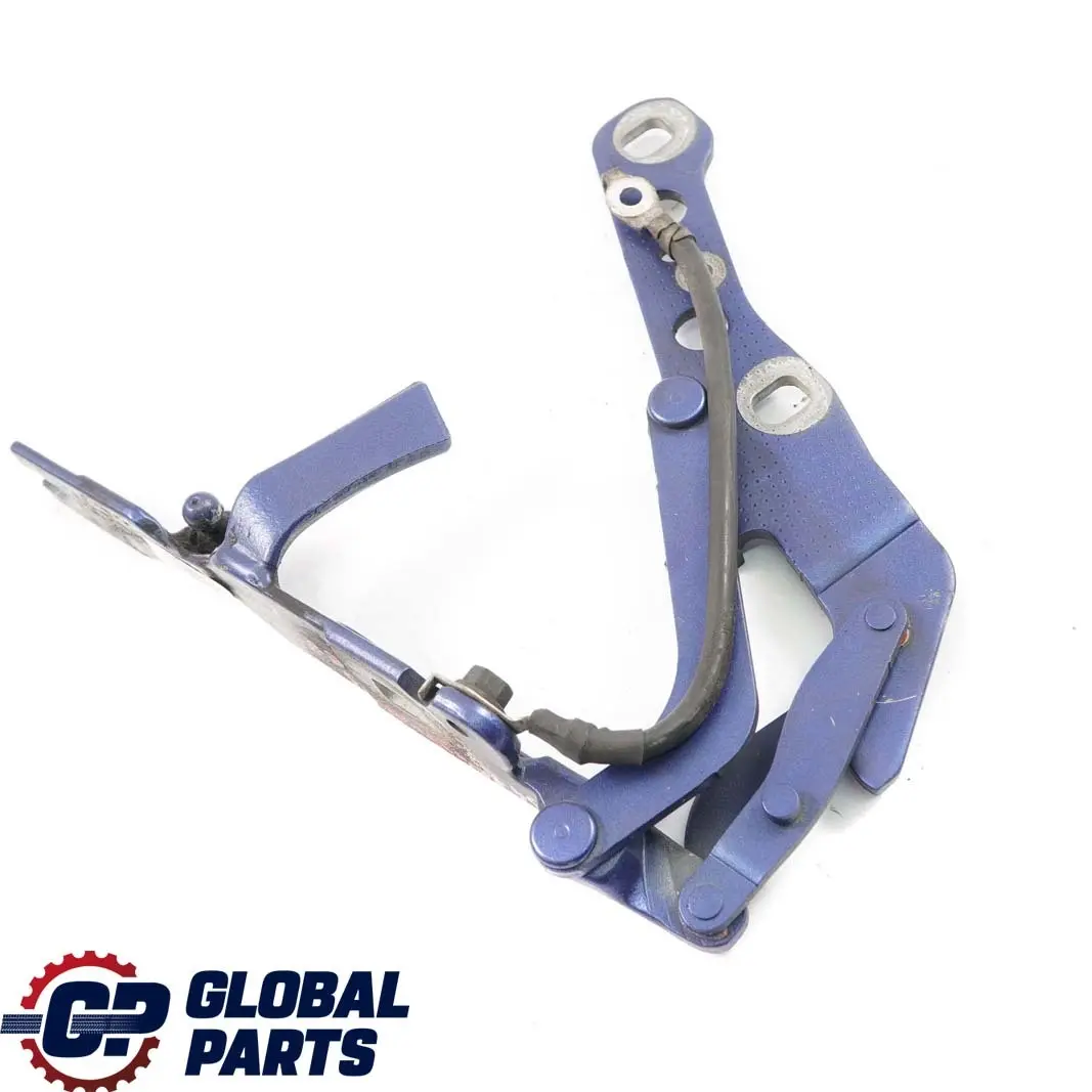 BMW X3 Series E83 Front Bonnet Hood Left Hinge N/S Montegoblau Blue - A51 - SKU 3411447-MTB - Part number 3411447