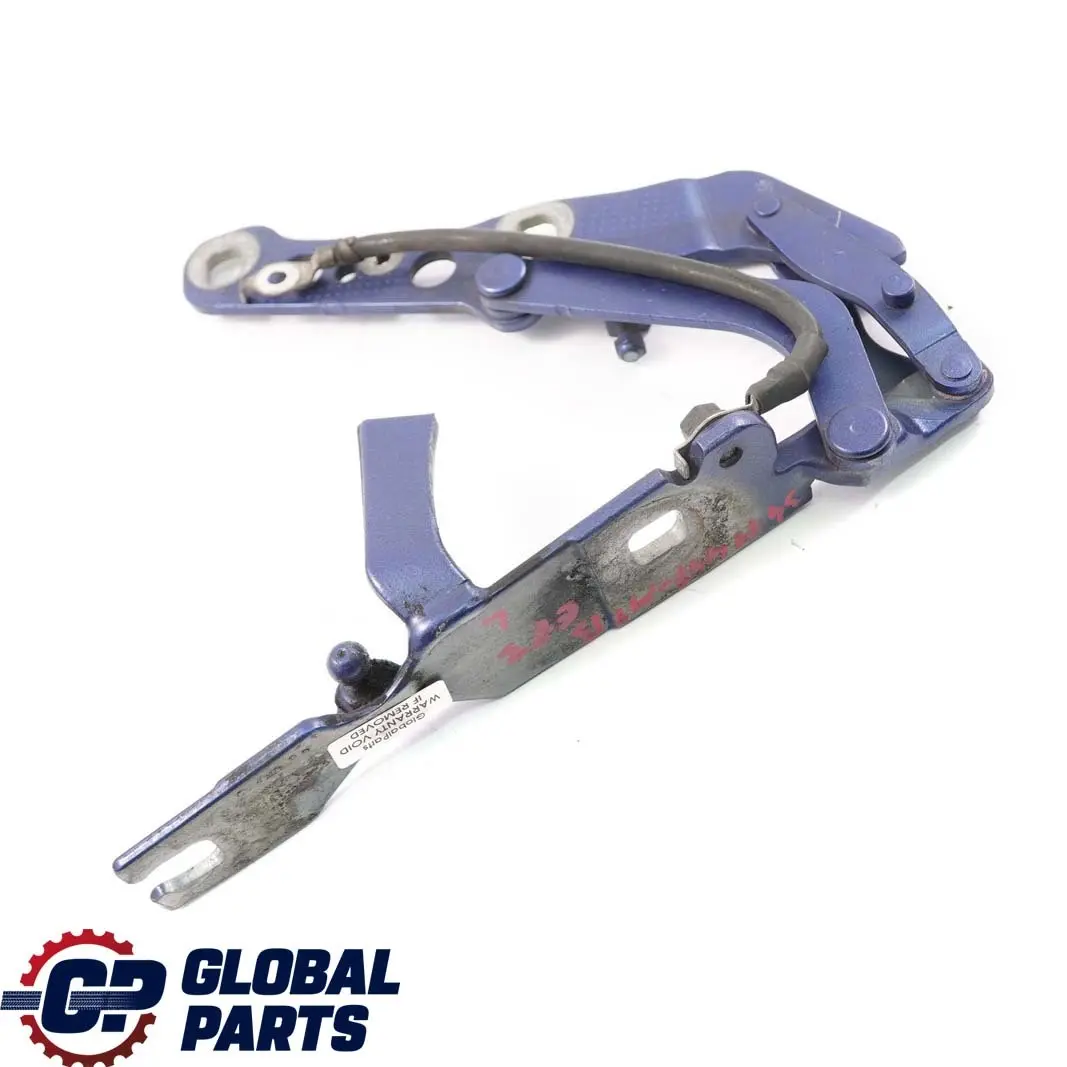 BMW X3 Series E83 Front Bonnet Hood Left Hinge N/S Montegoblau Blue - A51 - SKU 3411447-MTB - Part number 3411447