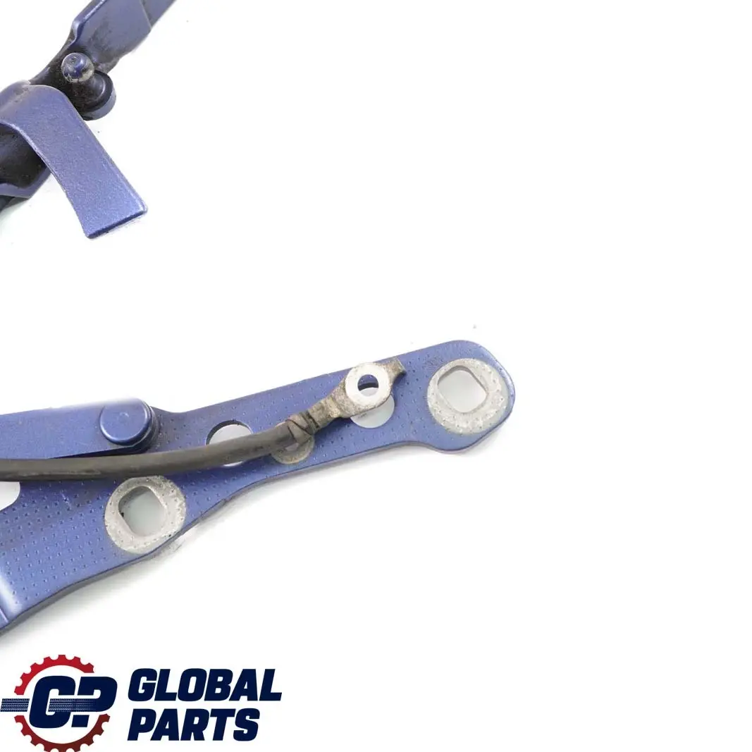 BMW X3 Series E83 Front Bonnet Hood Left Hinge N/S Montegoblau Blue - A51 - SKU 3411447-MTB - Part number 3411447