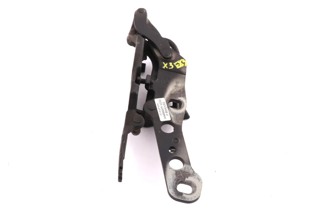 BMW X3 E83 Delantero Izquierdo Motor Capo Bisagra Capo Negro - SKU 3411447 - Número de pieza 3411447
