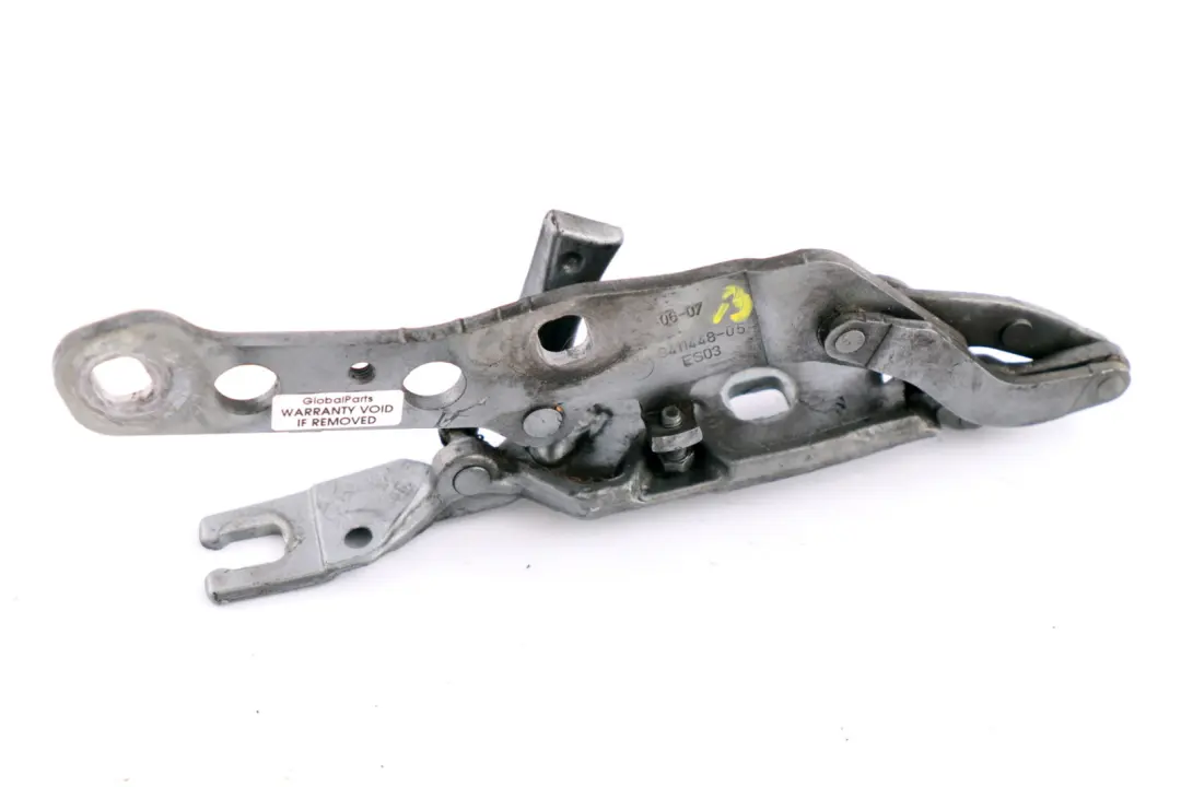 Front Bonnet Hood Right Hinge O/S Titansilber Silver to BMW X3 Series E83 with Part number 3411448 BMW X3 Series E83 Front Bonnet Hood Right Hinge O/S Titansilber Silver - SKU 3411448-3 - Part number 3411448