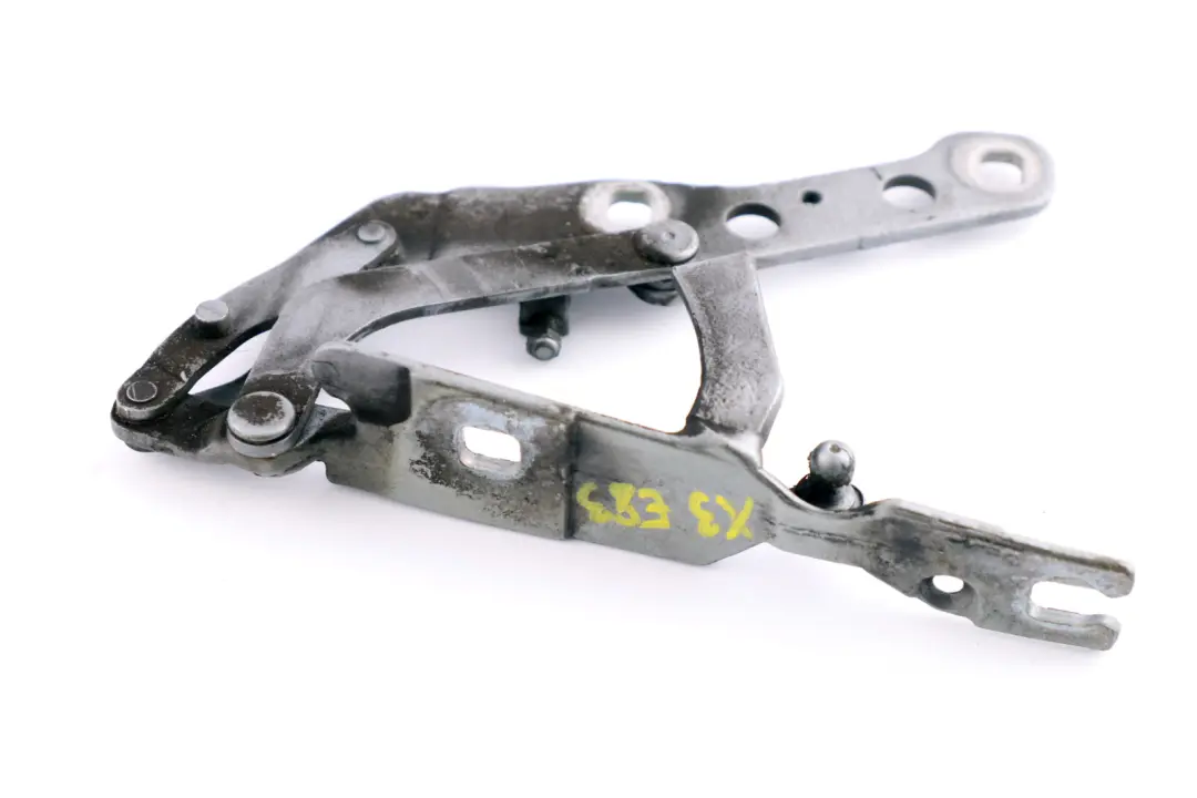 Reihe E83 Scharnier Frontklappe rechts Titansilber Silver für BMW X3 mit Teilenummer 3411448 BMW X3 Reihe E83 Scharnier Frontklappe rechts Titansilber Silver - SKU 3411448-3 - Teilenummer 3411448