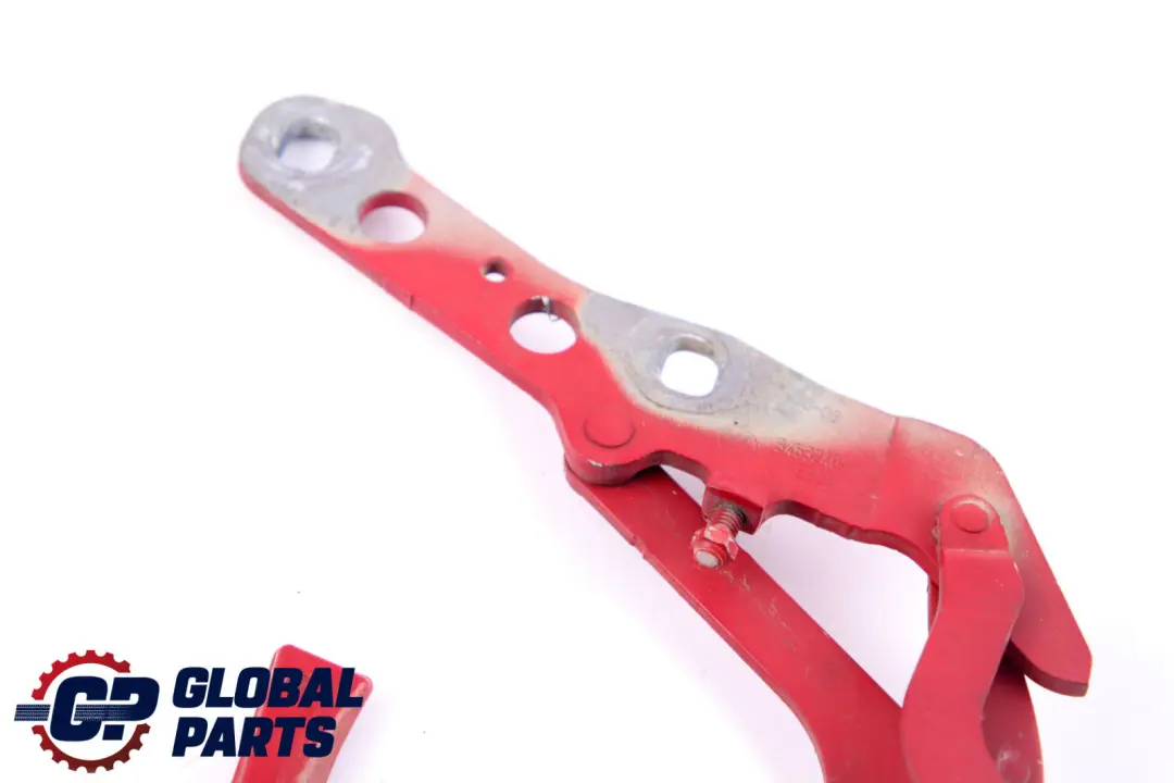 Front Bonnet Hood Right O/S Hinge Karmesinrot Red to BMW X3 Series E83 with Part number 3411448 BMW X3 Series E83 Front Bonnet Hood Right O/S Hinge Karmesinrot Red - SKU 3411448-CAR - Part number 3411448
