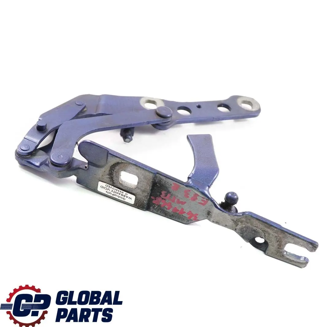 Front Bonnet Hood Right Hinge O/S Montegoblau Montego Blue A51 to BMW X3 E83 with Part number 3411448 BMW X3 E83 Front Bonnet Hood Right Hinge O/S Montegoblau Montego Blue A51 - SKU 3411448-MTB - Part number 3411448