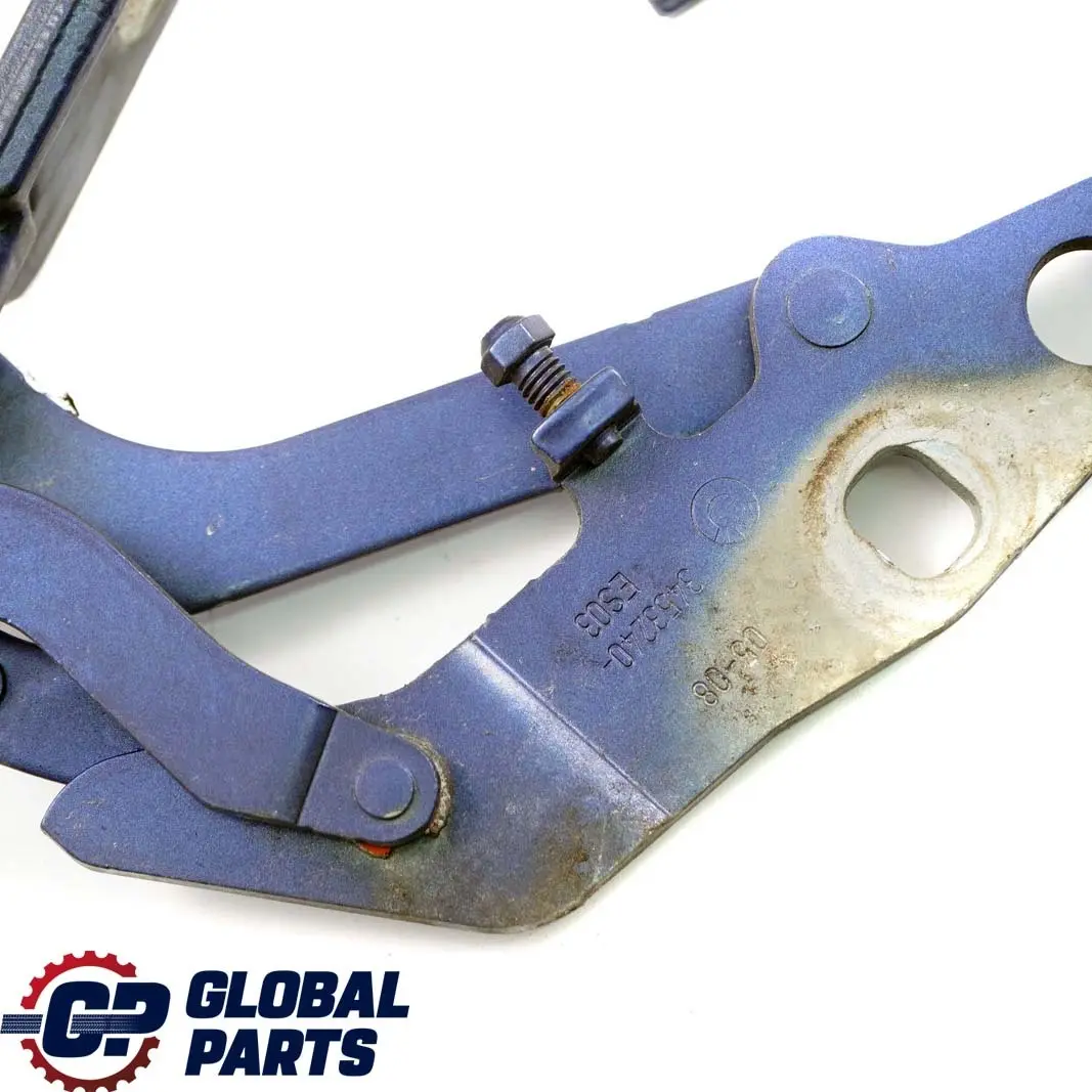 BMW X3 E83 Cofano Anteriore Cerniera Destra Montegoblau Montego Blu A51 - SKU 3411448-MTB - Numero di parte 3411448