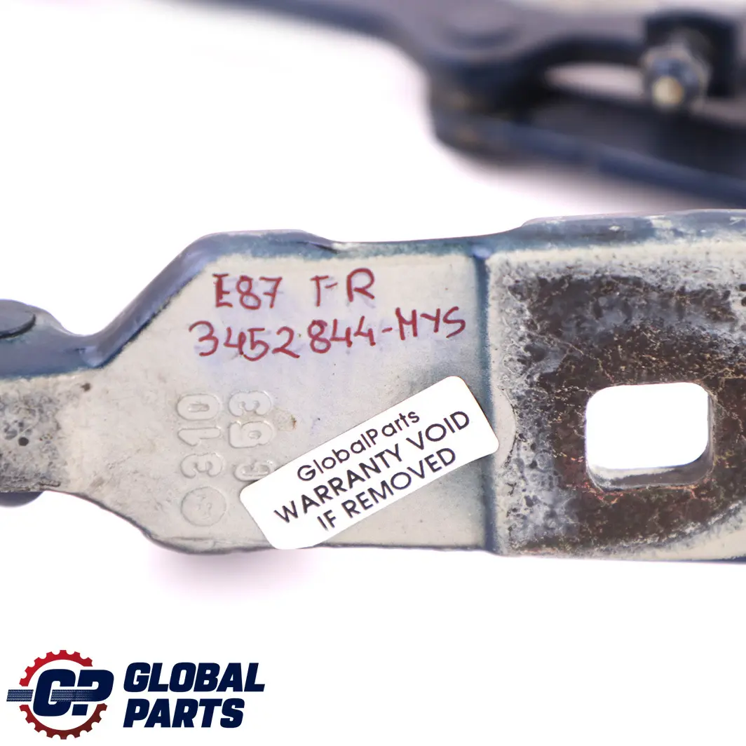 Front Bonnet Hood Right Hinge O/S Mysticblau Metallic - A07 to BMW X3 E83 with Part number 3411448 BMW X3 E83 Front Bonnet Hood Right Hinge O/S Mysticblau Metallic - A07 - SKU 3411448-MYS - Part number 3411448