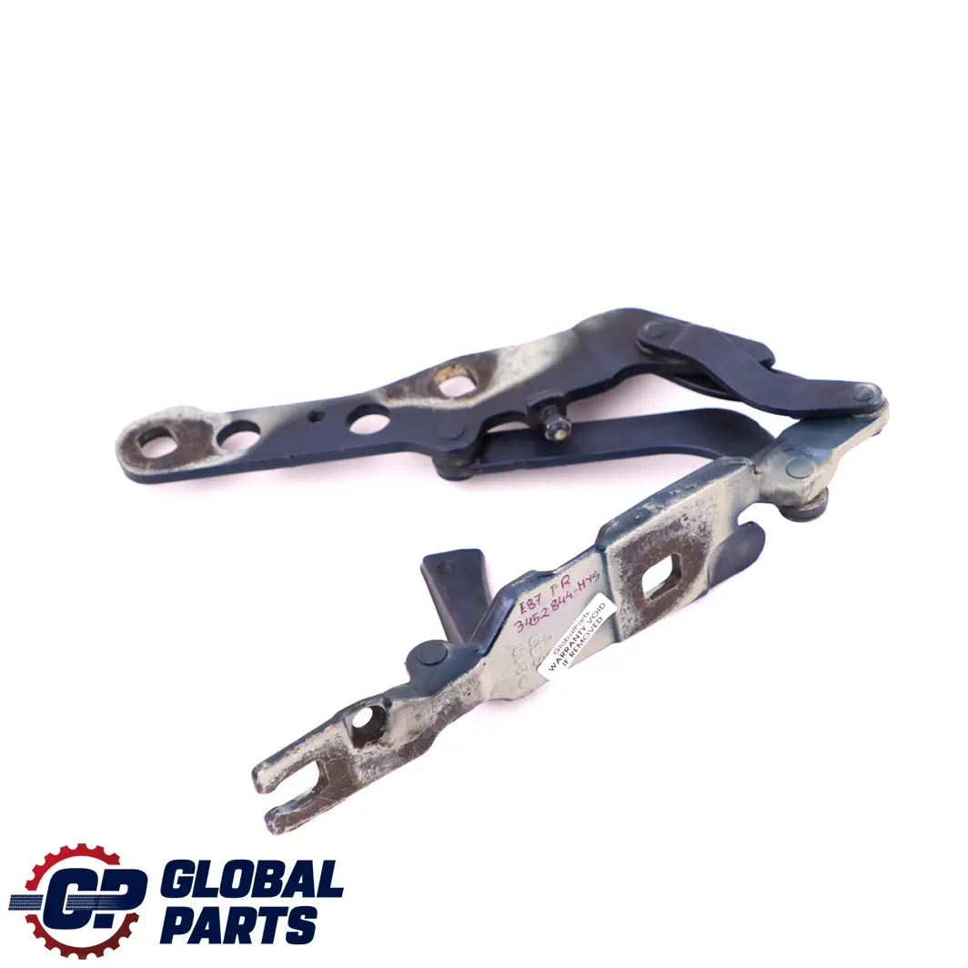 BMW X3 E83 Front Bonnet Hood Right Hinge O/S Mysticblau Metallic - A07 - SKU 3411448-MYS - Part number 3411448