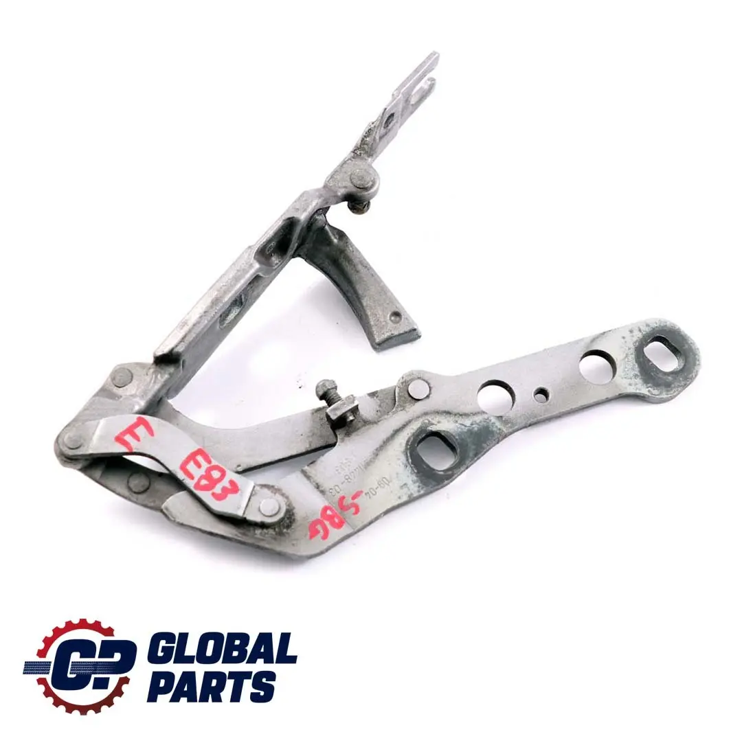 BMW X3 E83 Cardine Lembo Anteriore Destra Grigio Argento Grigio - SKU 3411448-SBG - Numero di parte 3411448