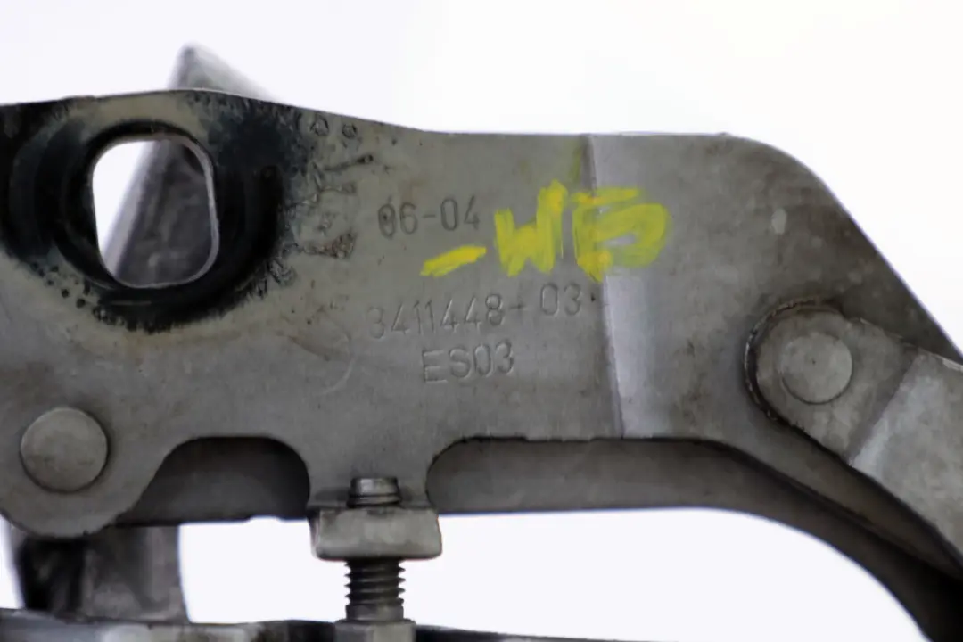 Front Bonnet Hood Right Hinge Bluewater 896 O/S to BMW X3 E83 with Part number 3411448 BMW X3 E83 Front Bonnet Hood Right Hinge Bluewater 896 O/S - SKU 3411448-WB - Part number 3411448