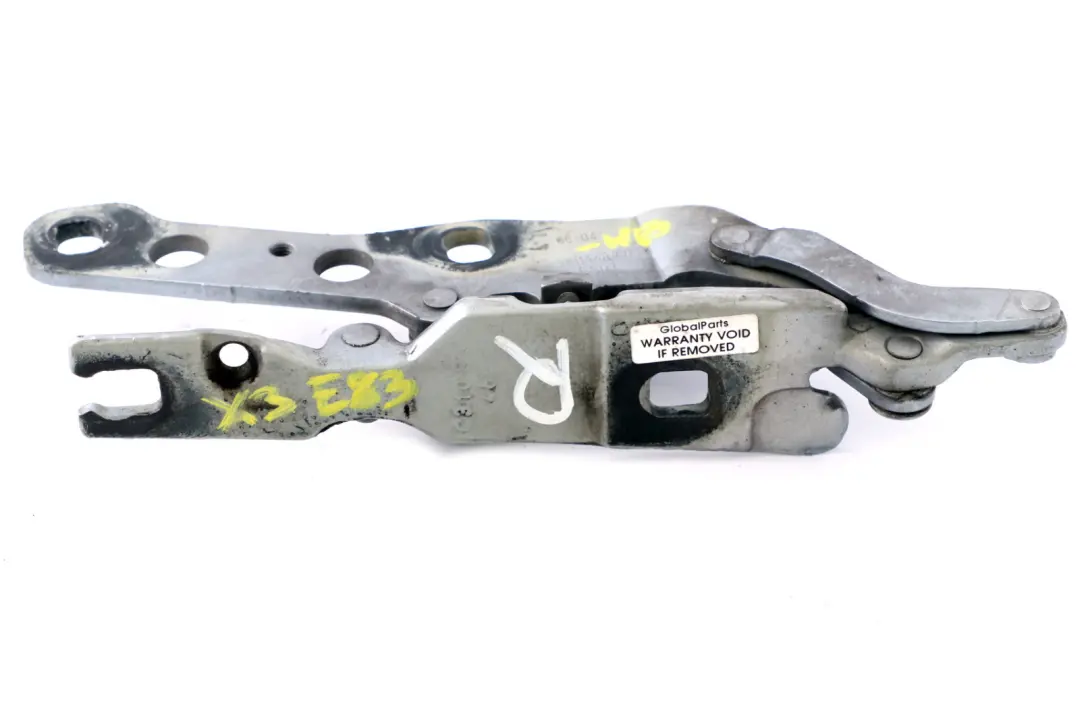 Zawias Maski Prawy Bluewater 896 do BMW X3 E83 o numerze 3411448 BMW X3 E83 Zawias Maski Prawy Bluewater 896 - SKU 3411448-WB - Numer Części 3411448