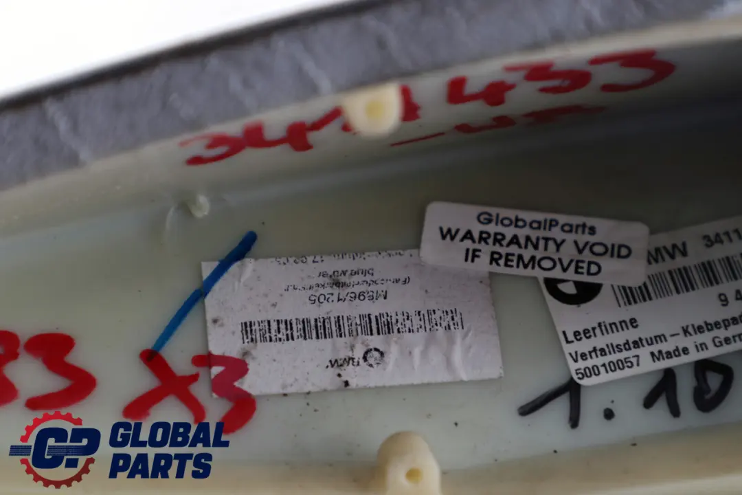 Boîtier Vide Pour Antenne De Toit Bleu Eau 896 3411453 pour BMW X3 E83 à propos du numéro de pièce 2147431 BMW X3 E83 Boîtier Vide Pour Antenne De Toit Bleu Eau 896 3411453 - SKU 3411453-WB - Numéro de pièce 2147431